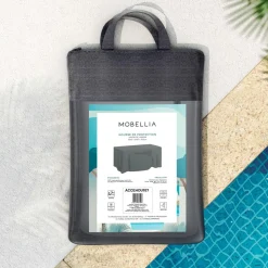Housse De Protection|Accessoires Et Coussins|MOBELLIA Housse de protection Imperméable XL pour Salon de jardin (400 x 300 cm) Gris