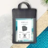 Housse De Protection|Accessoires Et Coussins|MOBELLIA Housse de protection Imperméable pour Fauteuil de jardin (120 x 105 cm) Gris