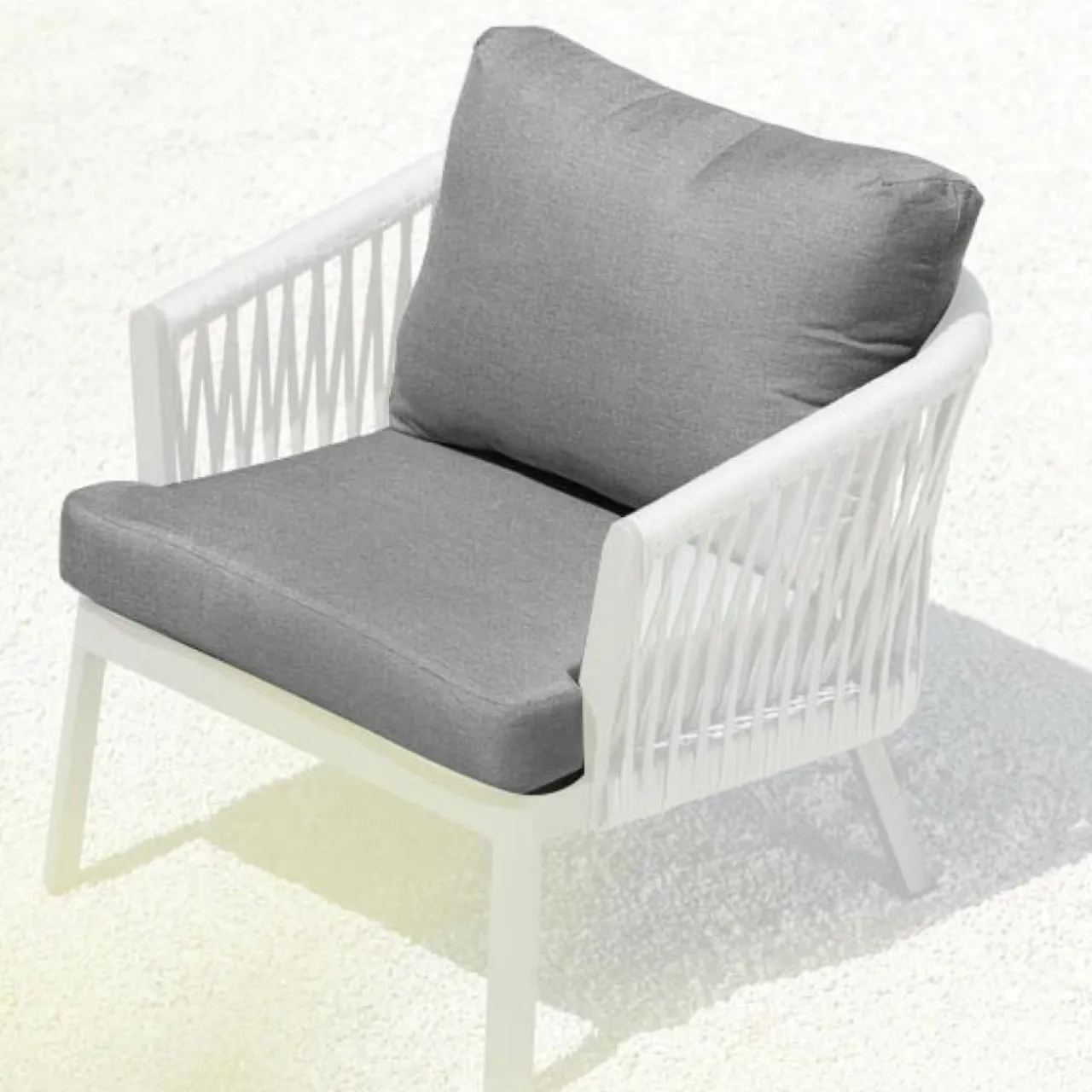 Accessoires Et Coussins|MOBELLIA Housses de coussin de remplacement pour Fauteuil Amalfi Gris Anthracite