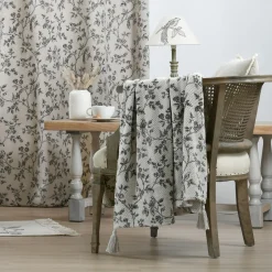 Plaid Et Jeté|STOF Jeté de canapé coton recyclé (125 x 150 cm) Clarine Ecru