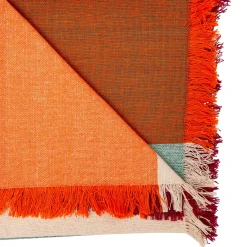 Couvre-Lit Et Édredon|Atmosphera, cru017dateur d'intu017drieur Jeté de lit coton (130 x 180 cm) Madras Multicolore