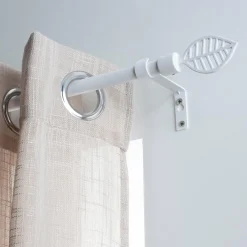 Tringle À Rideau, Barre Et Support|LUANCE Kit de tringle extensible (L120 - L210 cm / D16 mm) Sevigne mat Blanc