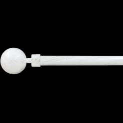 Tringle À Rideau, Barre Et Support|LUANCE Kit de tringle extensible (L120 - L210 cm / D19 mm) Basic et or Blanc