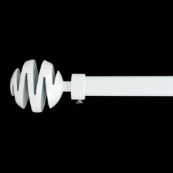 Tringle À Rideau, Barre Et Support|LUANCE Kit de tringle extensible (L210 - L380 cm / D19 mm) Villalouise laqué Blanc