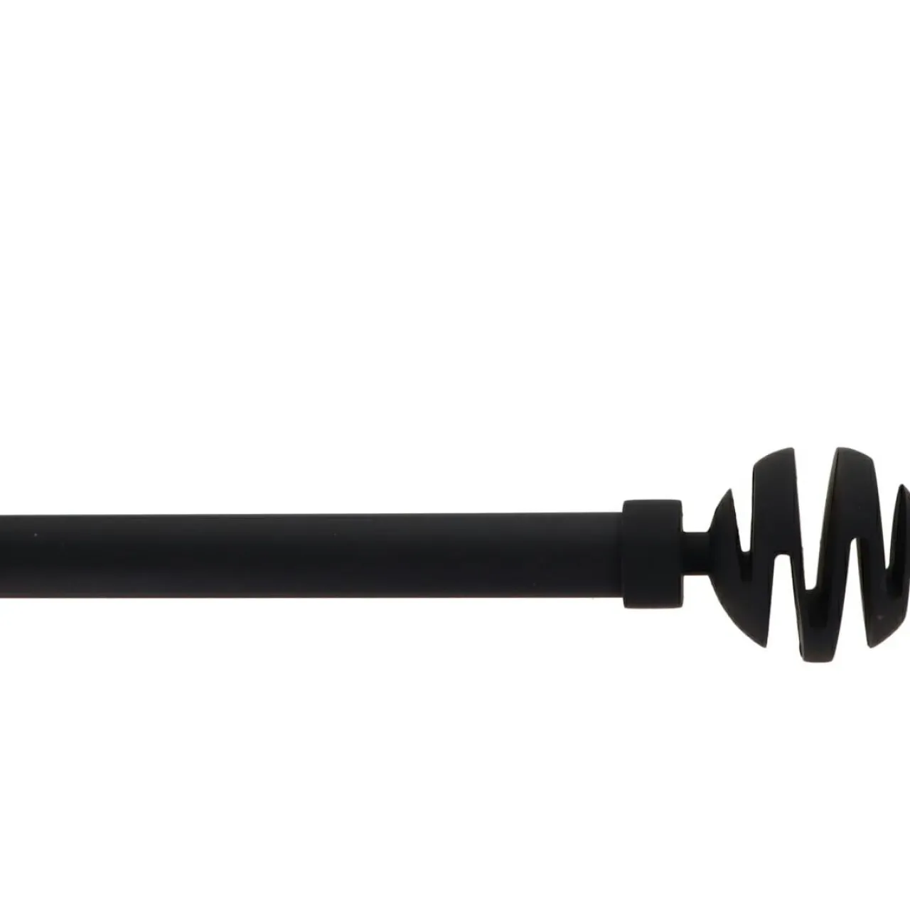 Tringle Plafond|Tringle À Rideau, Barre Et Support|LUANCE Kit de tringle rideau extensible (L120 - L210 cm / D19 mm) Villalouise mat Noir