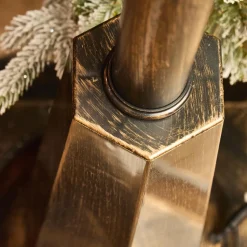 Déco Et Objet De Noël|Personnage, Objet Grand Format|KAEMINGK Lampadaire double illuminé 66 LED (H188 cm) Noël Magique Noir