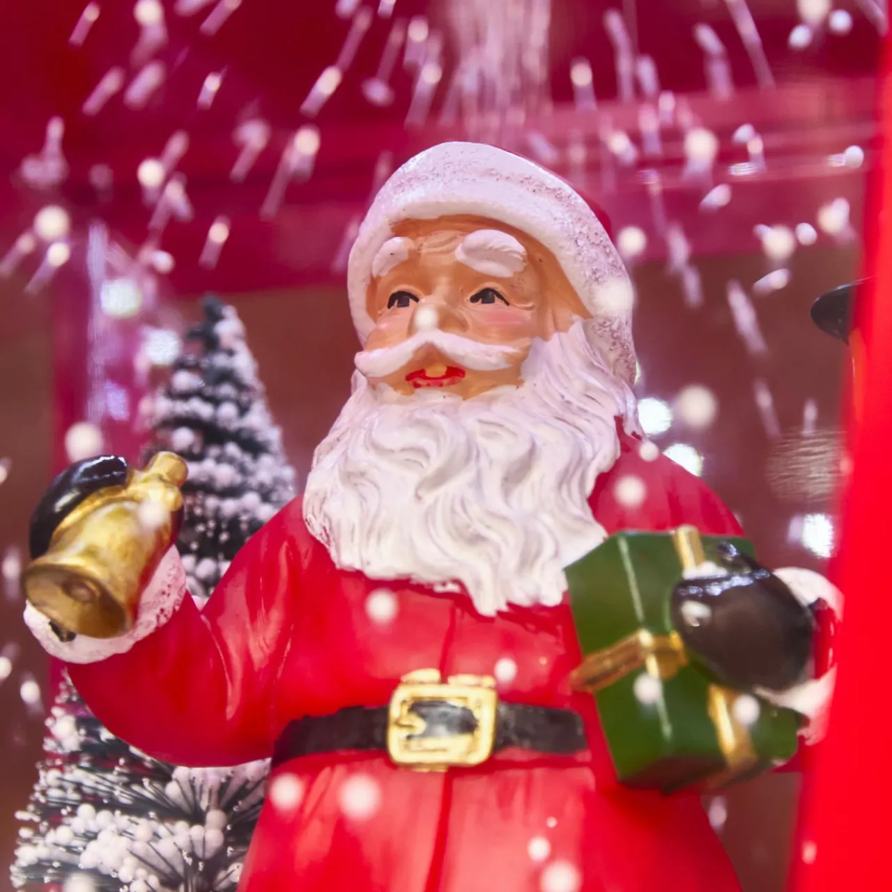 Personnage, Objet Grand Format|Déco Et Objet De Noël|KAEMINGK Lampadaire double illuminé 66 LED (H188 cm) Noël Magique Rouge