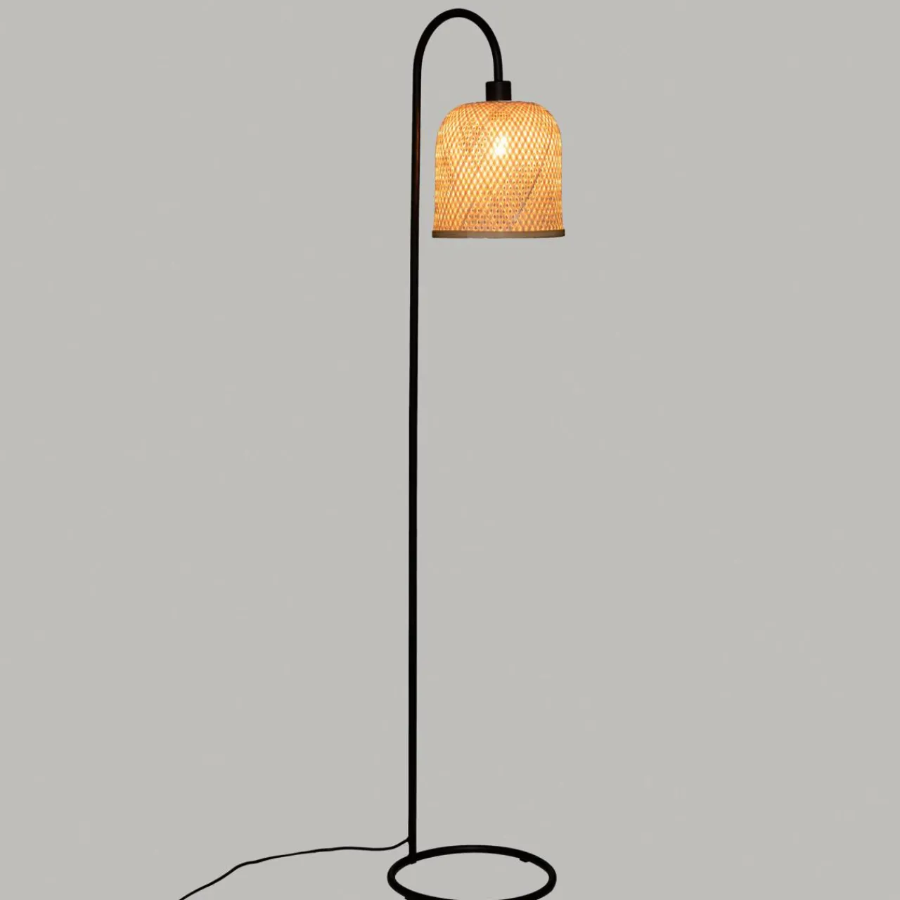 Lampadaire|ATMOSPHERA Lampadaire en bambou (H159 cm) Ali Beige