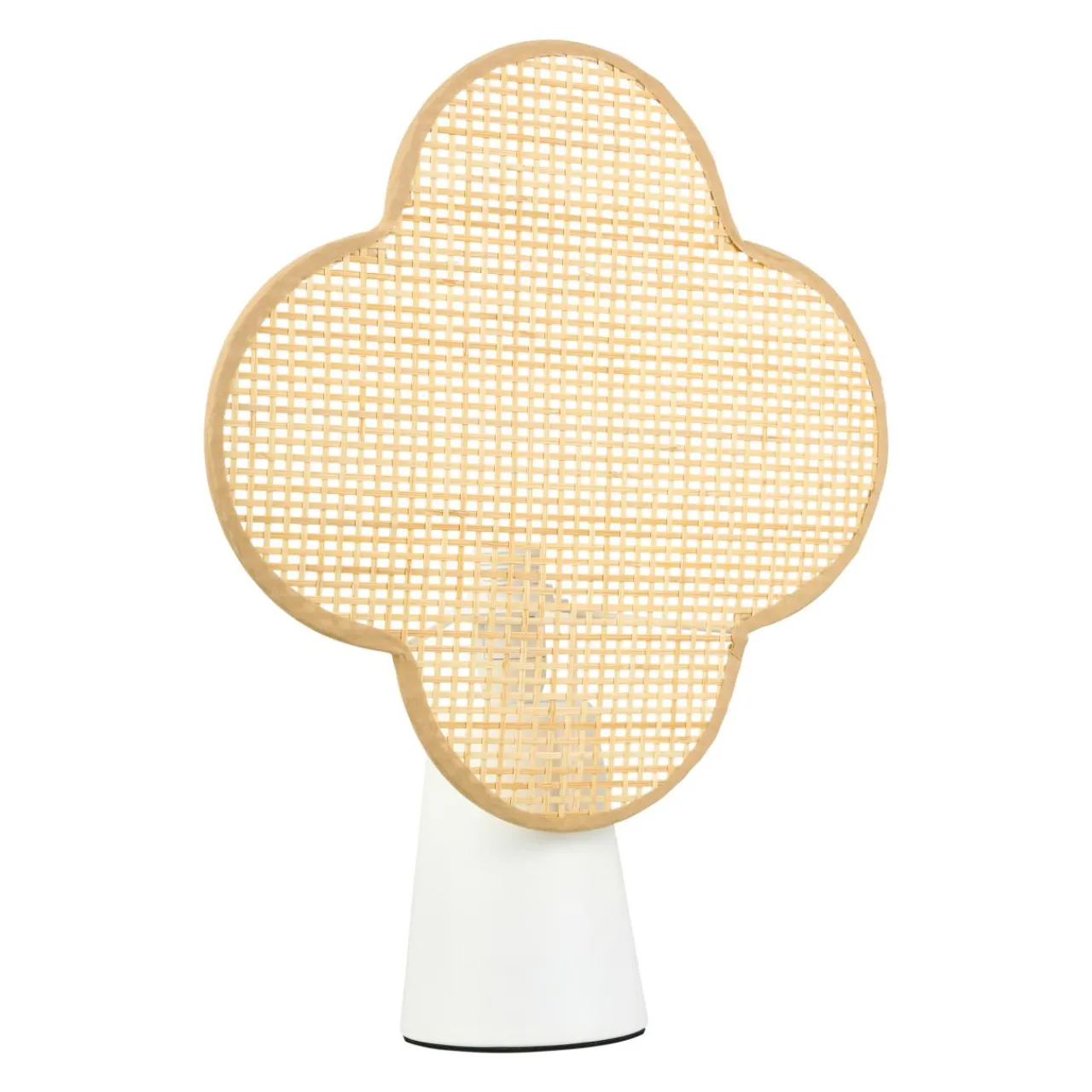 Lampe À Poser|OSTARIA Lampe à poser bambou (H36 cm) Faustine Beige