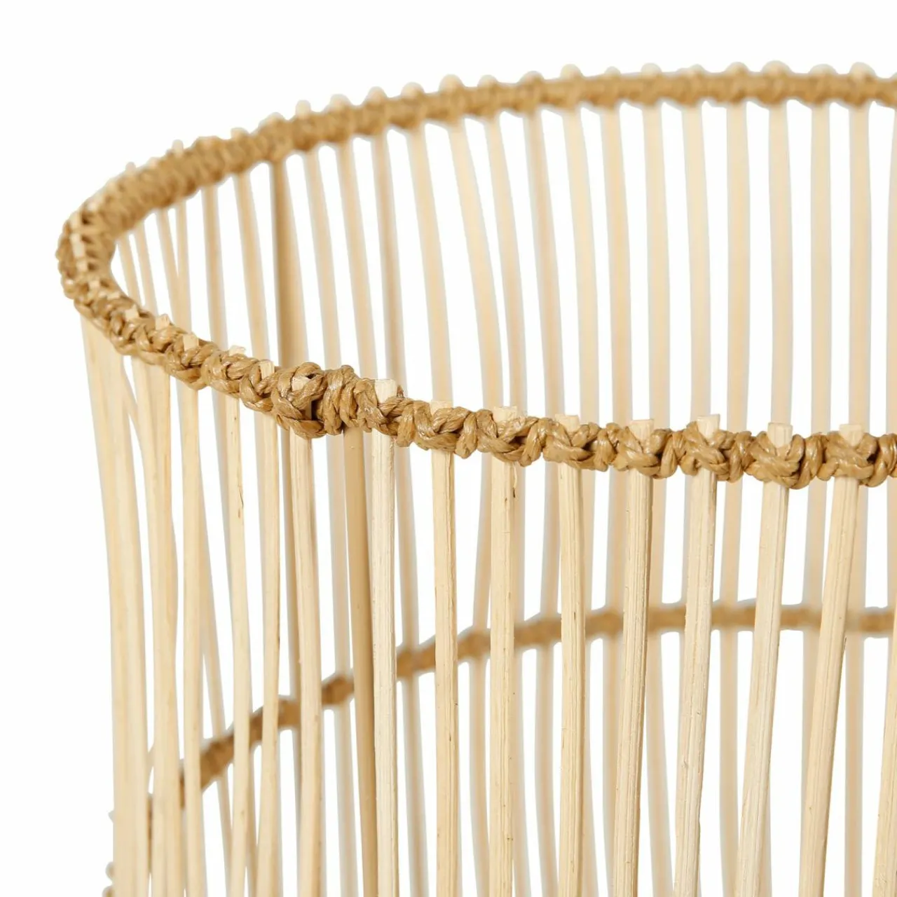 Lampe À Poser|OSTARIA Lampe à poser bambou (H34 cm) Mia Naturel