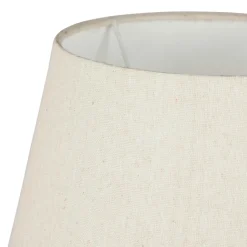 Lampe À Poser|OSTARIA Lampe à poser céramique et coton (H45 cm) Cezanne he Blanc