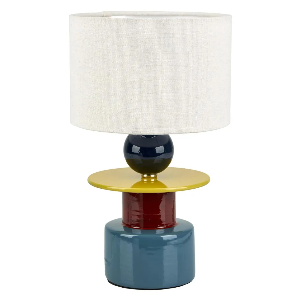 Lampe À Poser|OSTARIA Lampe à poser céramique (H29,5 cm) Logic Multicolore
