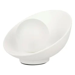 Lampe À Poser|OSTARIA Lampe à poser céramique (H17 cm) Nacre he Blanc