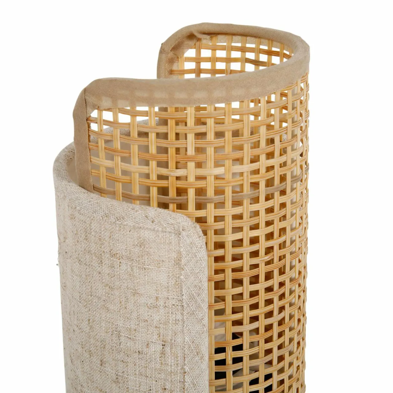 Lampe À Poser|OSTARIA Lampe à poser en métal (H28 cm) Luma et doré Beige