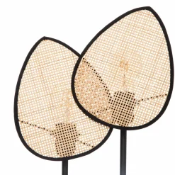Lampe À Poser|ATMOSPHERA Lampe à poser en rotin (H44 cm) Olme Beige