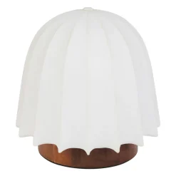 Lampe À Poser|OSTARIA Lampe à poser en Tissu et Métal (H19 cm) Marcel Marron