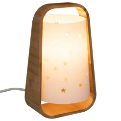 Luminaire Enfant|Atmosphera createur d'interieur for kids Lampe à poser enfant (H26.5 cm) Etoile he Blanc
