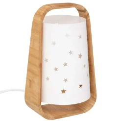 Luminaire Enfant|Atmosphera createur d'interieur for kids Lampe à poser enfant (H26.5 cm) Etoile he Blanc