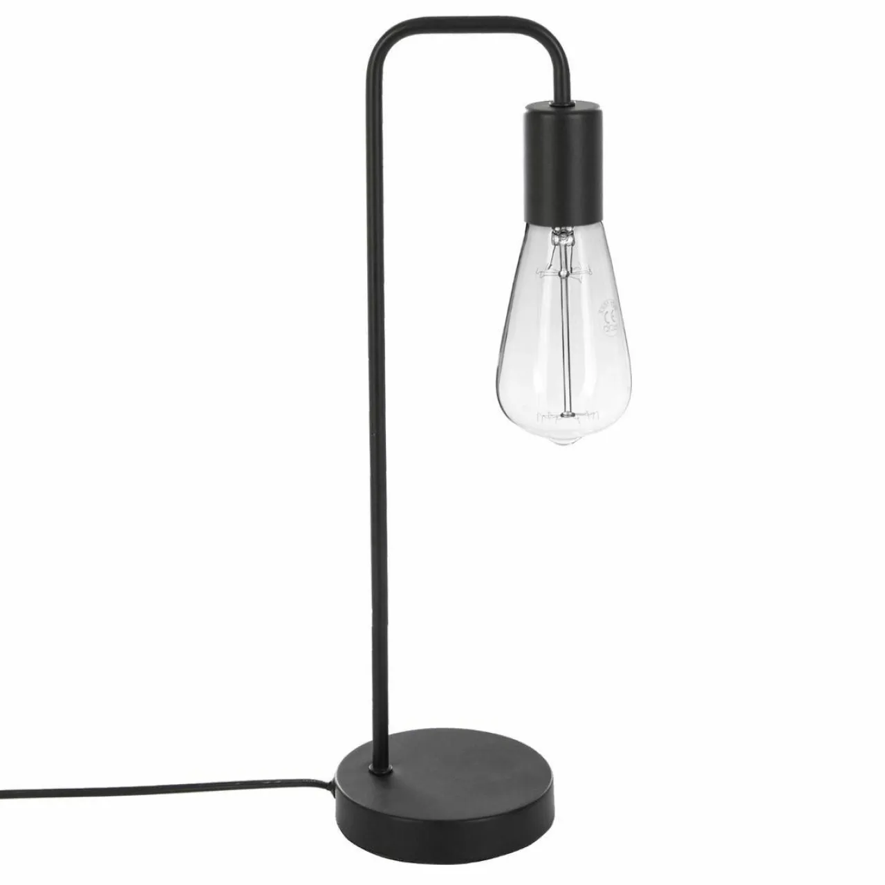 Lampe À Poser|ATMOSPHERA Lampe à poser métal (H45,5 cm) Arietis Noir