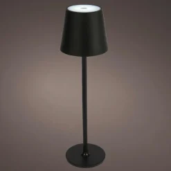 Luminaire Jardin|Eclairage Extérieur|#N/A Lampe de table sans fil rechargeable USB 48 LED (H37 cm) Brooklyn Noir