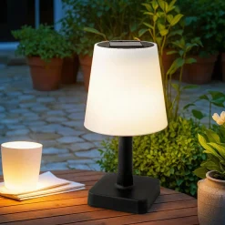 Luminaire Jardin|Eclairage Extérieur|#N/A Lampe de table sans fil rechargeable USB LED (H23 cm) Soho Noir