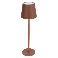 Luminaire Jardin|Eclairage Extérieur|#N/A Lampe de table sans fil rechargeable USB 48 LED (H37 cm) Brooklyn Terracotta Orange