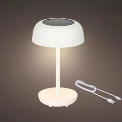 Luminaire Jardin|Eclairage Extérieur|KAEMINGK Lampe de table solaire 100 lumens (H29 cm) Singapour Blanc