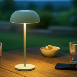 Luminaire Jardin|Eclairage Extérieur|KAEMINGK Lampe de table solaire 100 lumens (H33 cm) Malibu Vert menthe