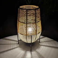 Luminaire Jardin|Eclairage Extérieur|#N/A Lampe de table solaire LED (H31 cm) Vernazza he Blanc