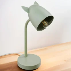 Luminaire Enfant|Objet Déco Enfant|ATMOSPHERA Lampe enfant à poser (H31 cm) Oreilles e Vert