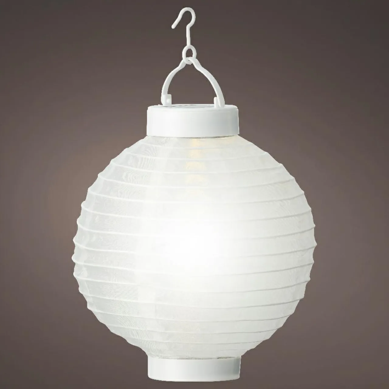 Luminaire Jardin|Eclairage Extérieur|#N/A Lanterne chinoise solaire (D20 cm) Papier chaud Blanc