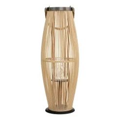 Lampe À Poser|ATMOSPHERA Lanterne en bambou (H72 cm) Fit Naturel