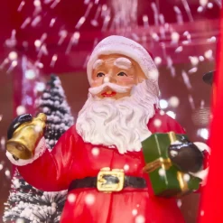 Déco Et Objet De Noël|Déco Et Objet Lumineux|KAEMINGK Lanterne lumineuse 33 LED (H70 cm) Père Noël Blanc froid Rouge