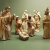 Personnages De Crèche|KAEMINGK Les 7 santons (Hauteur 20 cm) de Florence
