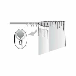 Embrasse, Pince Et Anneaux|LUANCE Lot de 10 agrafes (D20) Transparent