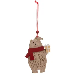 Décoration De Sapin|Feeric Lights & Christmas Lot de 3 bottes (H11 cm)Premier Noël Rouge