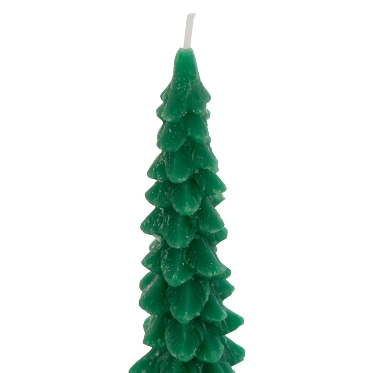 Bougie Et Photophore|JJA Lot de 2 bougies bâton en cire (H25 cm) Sapin Vert