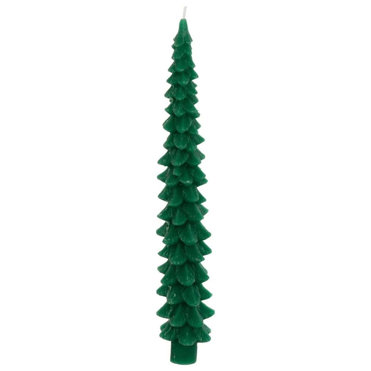 Bougie Et Photophore|JJA Lot de 2 bougies bâton en cire (H25 cm) Sapin Vert