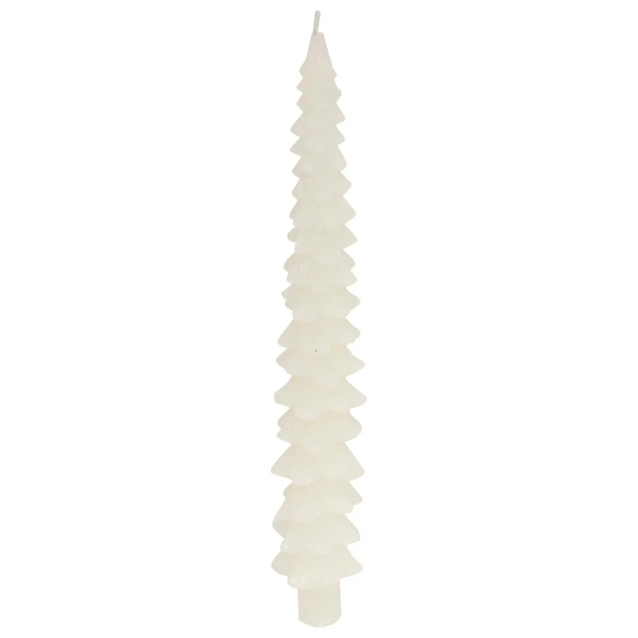 Bougie Et Photophore|JJA Lot de 2 bougies bâton en cire (H25 cm) Sapin Blanc