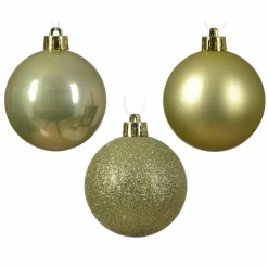 Boule De Noël|KAEMINGK Lot de 30 boules de Noël Alpine assorties Pistache