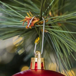 Boule De Noël|EMINZA Lot de 20 boules de Noël assorties New Alpine Rouge