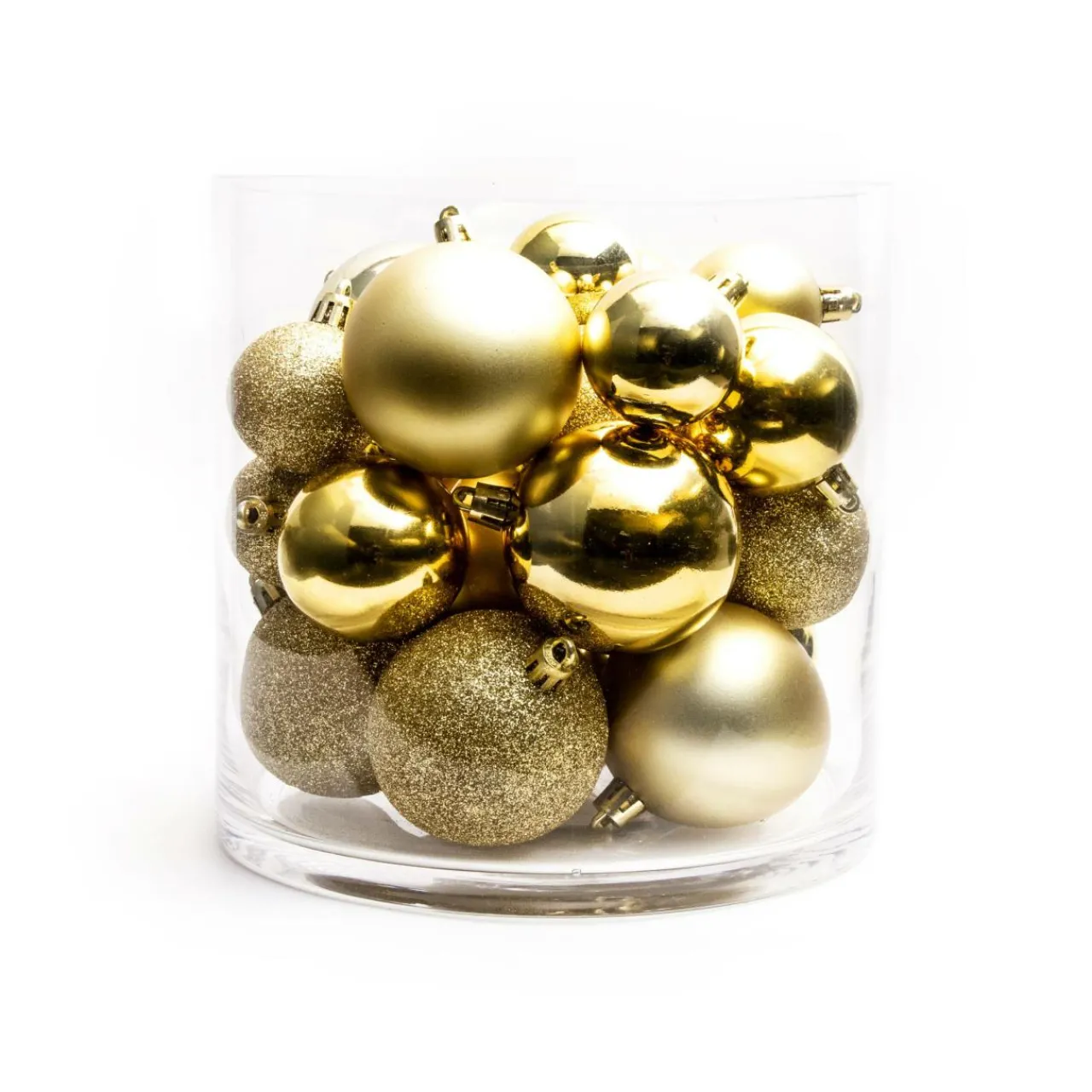 Boule De Noël|EMINZA Lot de 30 boules de Noël assties New Alpine Or