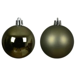 Boule De Noël|KAEMINGK Lot de 30 boules de Noël (D60 mm) Aravis Vert romarin
