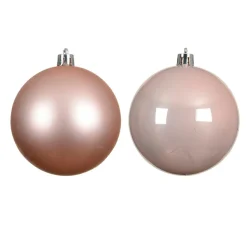 Boule De Noël|KAEMINGK Lot de 16 boules de Noël (D40 mm) Aravis Rose poudré
