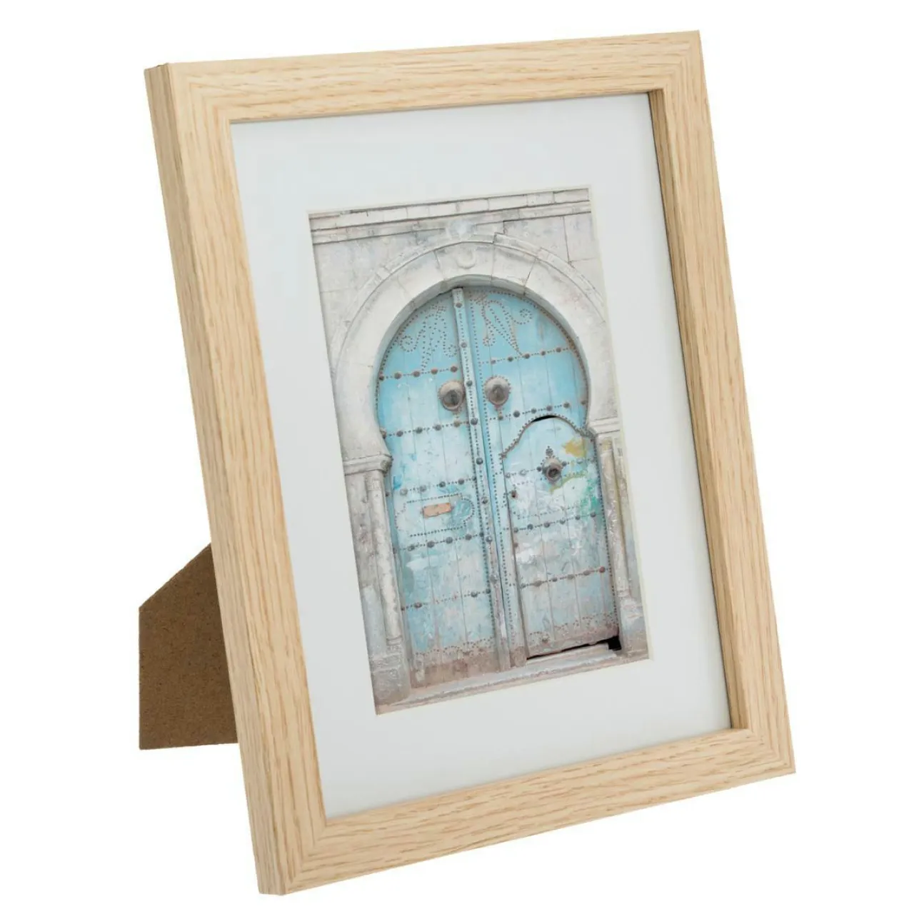 Toile, Cadre, Déco Murale|ATMOSPHERA Lot de 5 cadres photo en bois Ethnique Naturel