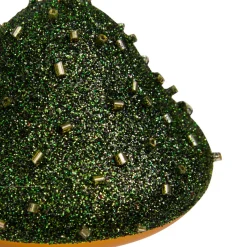 Décoration De Sapin|JJA Lot de 3 champignons sur pince (H10 cm) Paillettes de Noël Vert