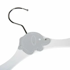 Rangement Enfant|OSTARIA Lot de 3 cintres enfant bois Gris