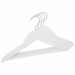 Rangement Enfant|Atmosphera createur d'interieur for kids Lot de 4 cintres enfant bois Blanc