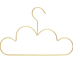 Rangement Enfant|Atmosphera createur d'interieur for kids Lot de 3 cintres enfant métal Cloud Or