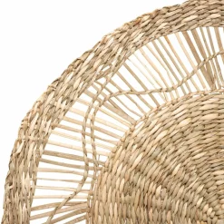 Toile, Cadre, Déco Murale|ATMOSPHERA Lot de 3 décorations murales roseau (D20-30-45 cm) Seagrass Naturel